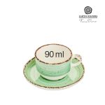 Ceasca si farfurie Nefryt, 90 ml - Image 2