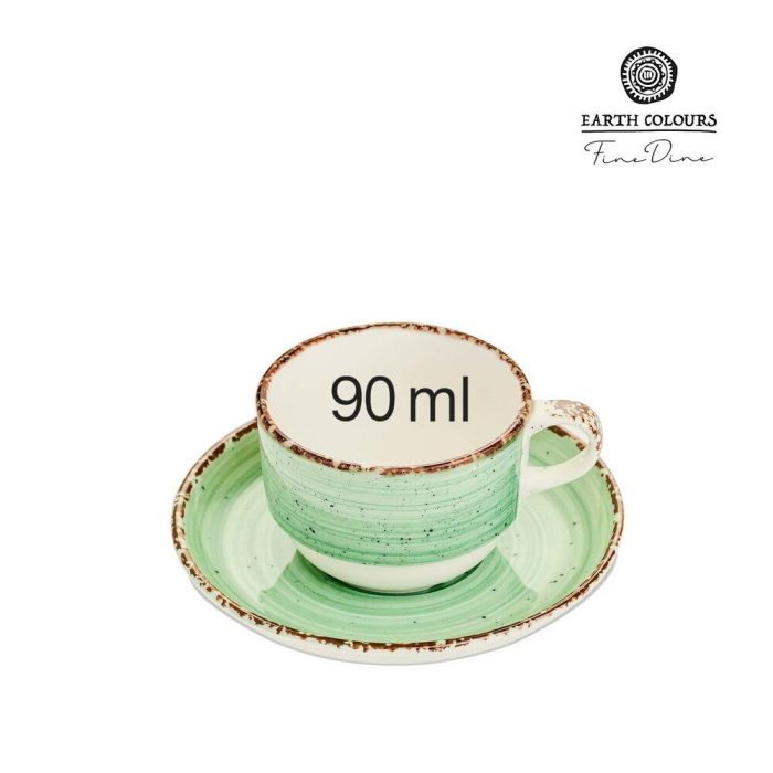 Ceasca si farfurie Nefryt, 90 ml - Image 2