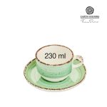 Ceasca si farfurie Nefryt, 230 ml - Image 3