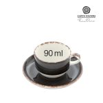 Ceasca si farfurie Onyx, 90 ml - Image 3