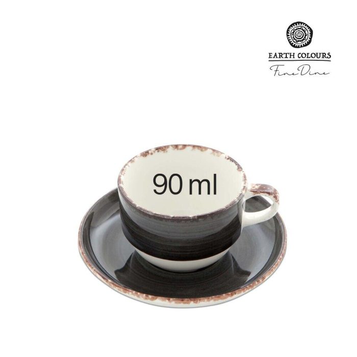 Ceasca si farfurie Onyx, 90 ml - Image 3