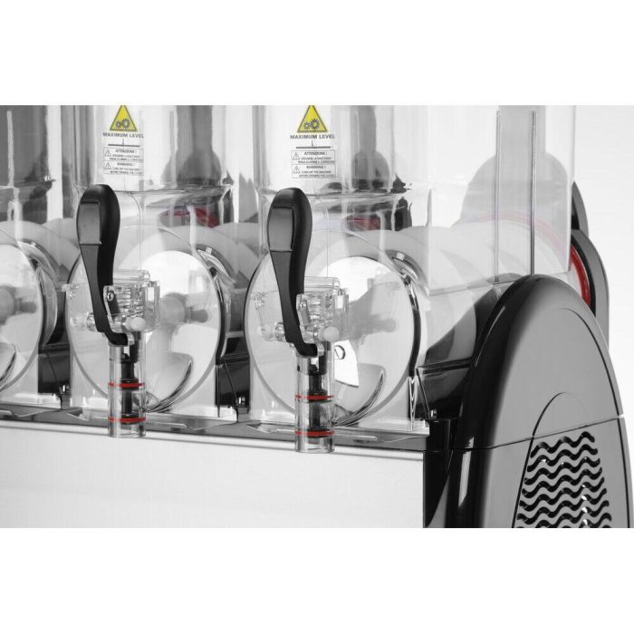 Aparat granita triplu Arktic, 1080w, negru, capacitate 3x12L, -2 pana la 10 grade,515x670x(h)810mm - Image 3