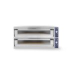 Cuptor profesional pizza Trays 66 L Glass 2 camere 20400 W interval de temperatura de la 50?C la 500?C Hendi 2x 1230x840x(H)175 mm