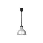 Lampă termică tip cupolă, cu reglare pe înălțime, HENDI, Argintiu, 230V/250W, ⌀250x(H)207mm