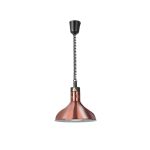 Lampă termică cu ridicare și coborâre, formă de clopot, HENDI, Cupru, 230V/250W, ⌀295x(H)207mm