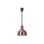 Lampă termică tip cupolă, cu reglare pe înălțime, HENDI, Cupru, 230V/250W, ⌀250x(H)207mm