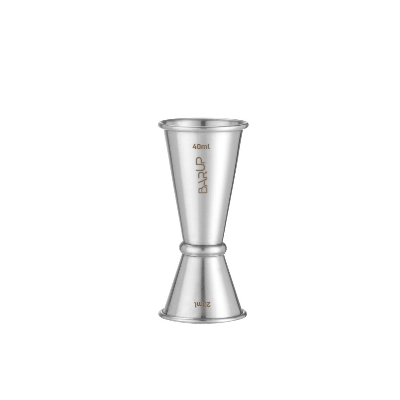 429182885_BIG.jpg Jigger 20/40 ml, BarUp, 0,04L, Argintiu, ⌀42x(H)100mm, Rotund - Image 1