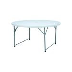 Masă tip bufet, rotundă, AmerBox, Alb, ⌀1830x(H)740mm, Rotund