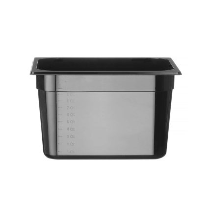 Recipient Gastronom GN 1/2 COOL, HENDI, COOL, GN 1/2, 11,9L, Negru, 325x265x(H)200mm